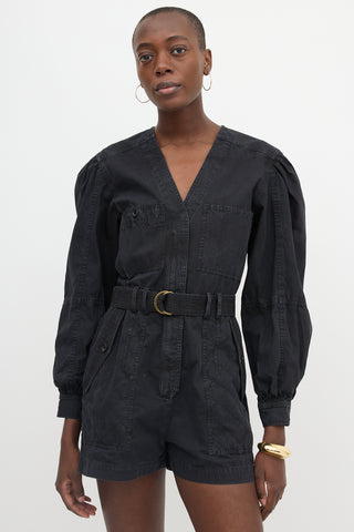 Ulla Johnson Cameron Belted Romper