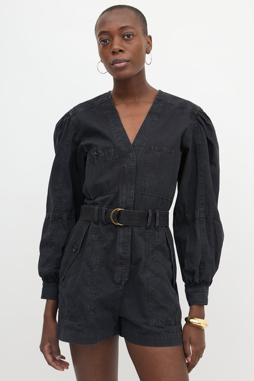 Ulla Johnson Cameron Belted Romper