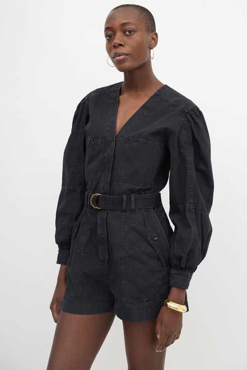 Ulla Johnson Cameron Belted Romper