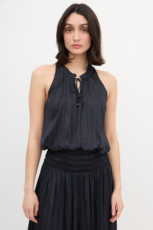Ulla Johnson Satin Cleo Midi Dress