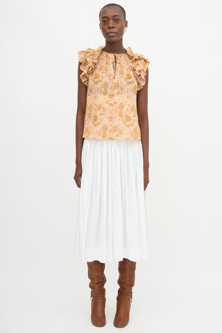 Ulla Johnson Floral Eliza Top