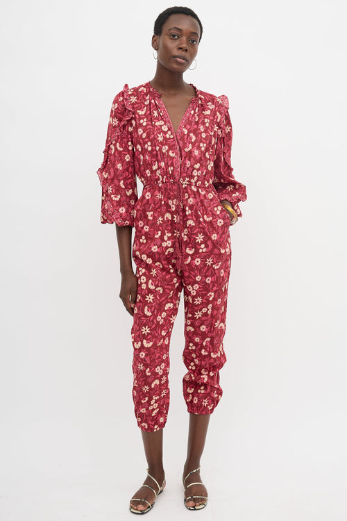 Ulla Johnson Delphine Floral Jumpsuit