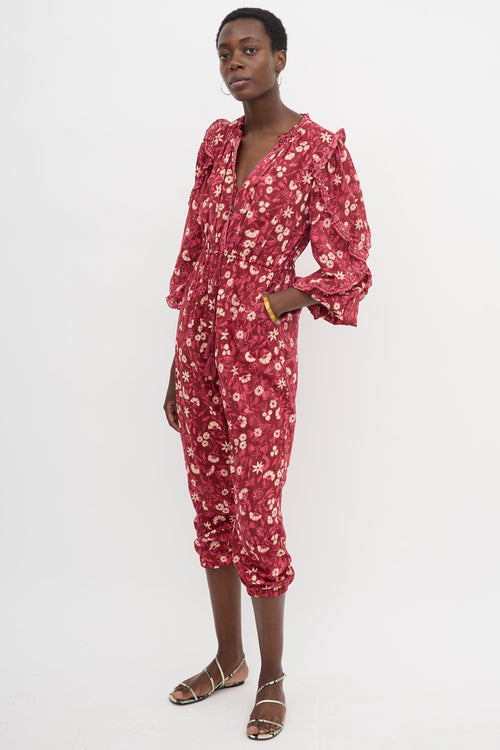Ulla Johnson Delphine Floral Jumpsuit