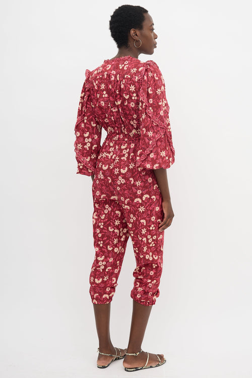 Ulla Johnson Delphine Floral Jumpsuit