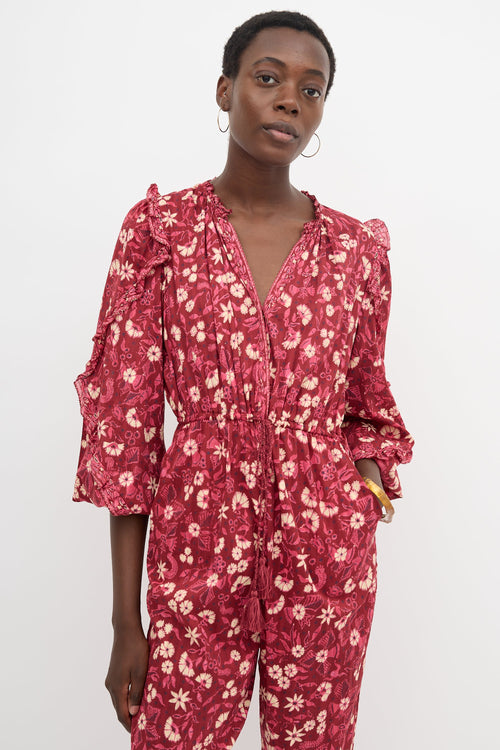 Ulla Johnson Delphine Floral Jumpsuit