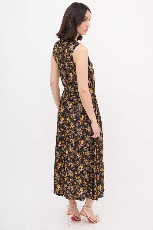 Ulla Johnson Clea Floral Midi Dress