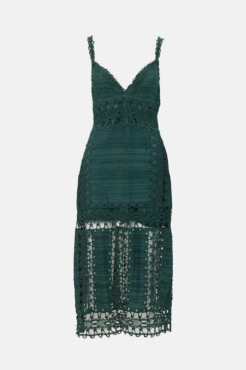 Ulla Johnson Lace Paneled Shivani Dress