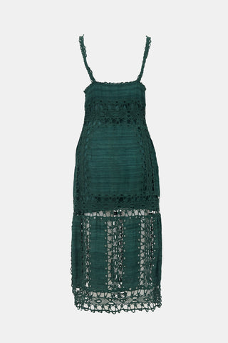 Ulla Johnson Lace Paneled Shivani Dress
