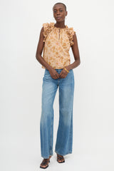 Ulla Johnson Floral Eliza Top