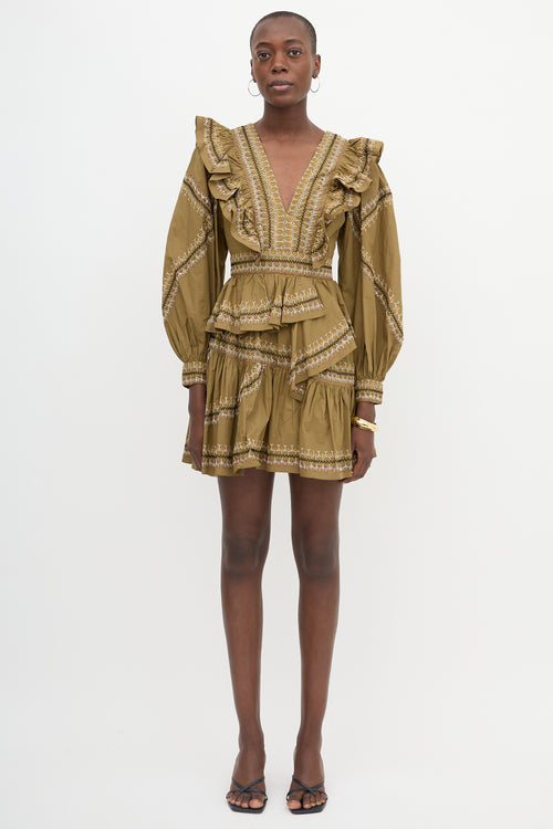 Ulla Johnson Anais Embroidered Dress