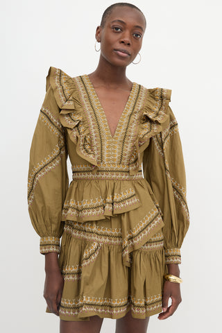 Ulla Johnson Anais Embroidered Dress