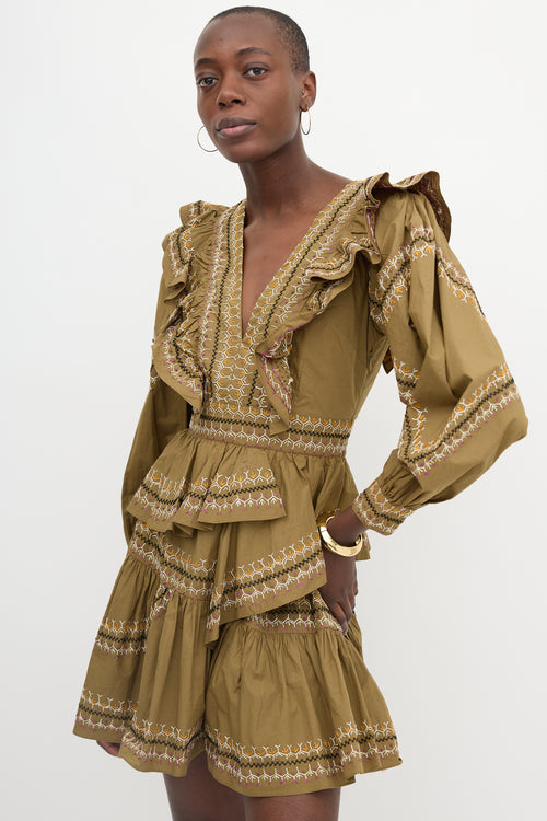 Ulla Johnson Anais Embroidered Dress