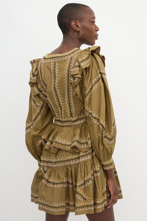 Ulla Johnson Anais Embroidered Dress