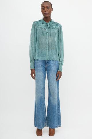 Ulla Johnson Silk Sheer Eloise Blouse
