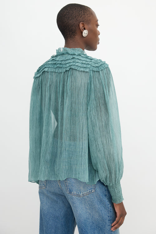 Ulla Johnson Silk Sheer Eloise Blouse