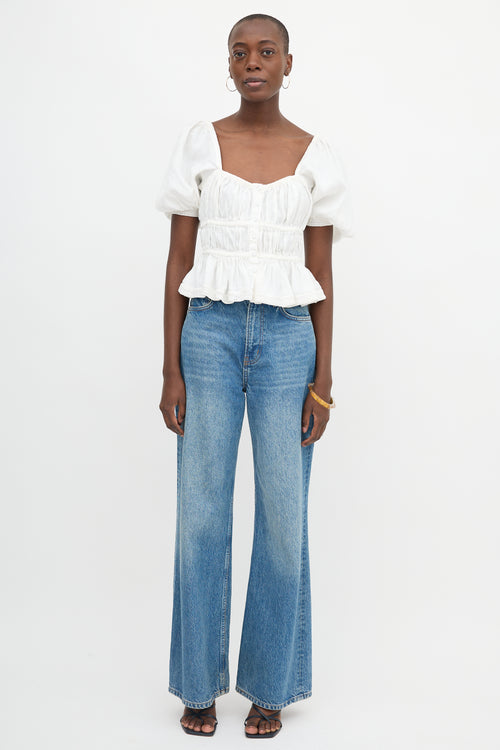 Ulla Johnson Linen Harley Top