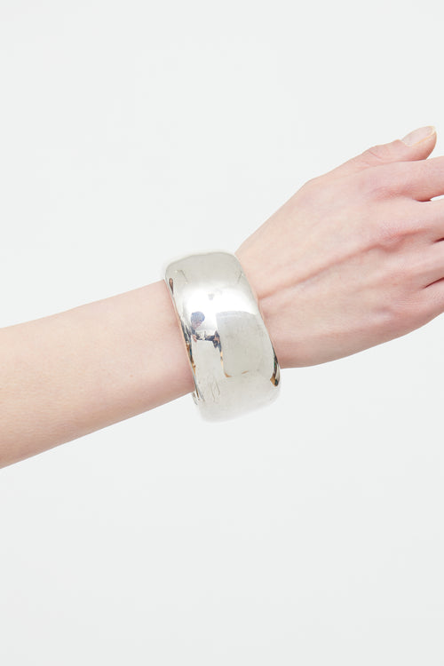 VSP Archive Sterling Silver Wide Bangle