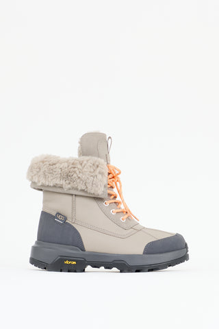 Ugg Leather & Faux Fur Adirondack  Boot