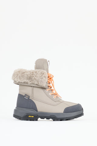 Ugg Leather & Faux Fur Adirondack  Boot