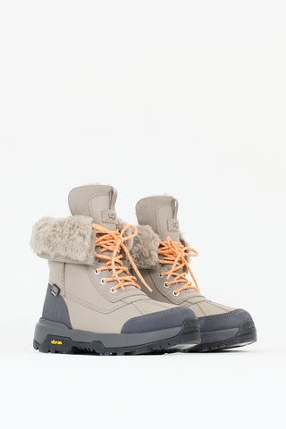 Ugg Leather & Faux Fur Adirondack  Boot