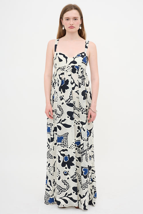 Ulla Johnson Fil Coupé Floral Maxi Dress