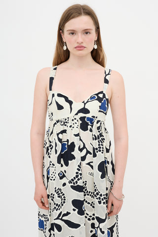 Ulla Johnson Fil Coupé Floral Maxi Dress