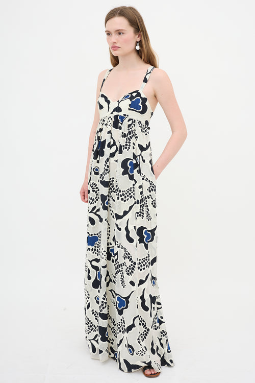 Ulla Johnson Fil Coupé Floral Maxi Dress