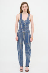 Ulla Johnson Striped Jonah Engineer Overall