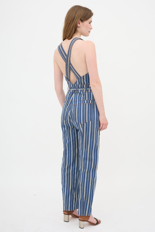 Ulla Johnson Striped Jonah Engineer Overall