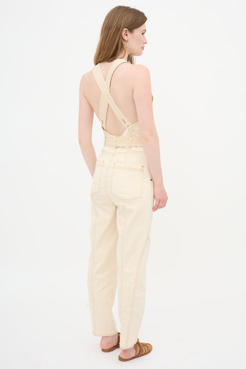 Ulla Johnson Denim Belted Overall