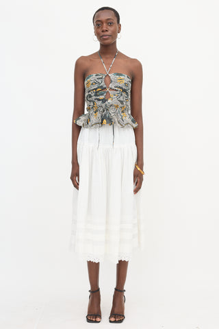 Ulla Johnson Printed Halter Top