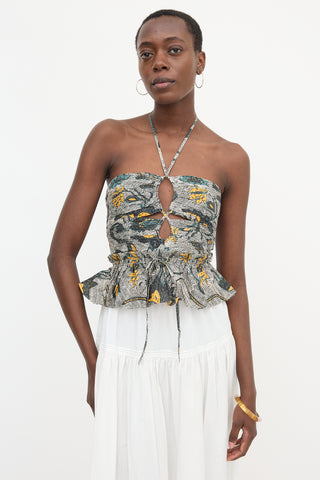 Ulla Johnson Printed Halter Top