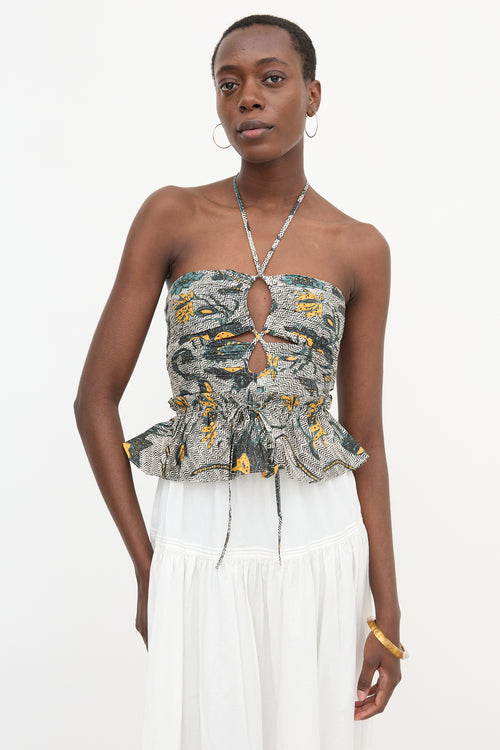 Ulla Johnson Printed Halter Top