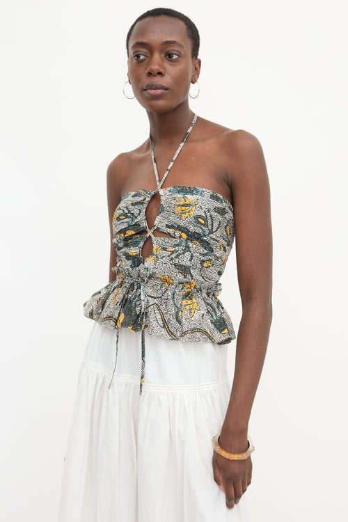 Ulla Johnson Printed Halter Top