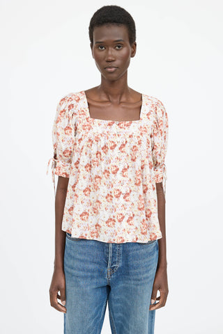 Ulla Johnson Patterned Lorraine  Blouse