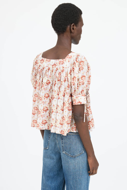 Ulla Johnson Patterned Lorraine  Blouse