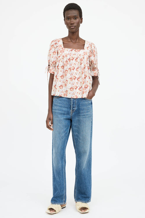 Ulla Johnson Patterned Lorraine  Blouse