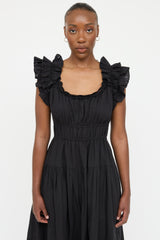 Ulla Johnson Ruched Crochet Dress