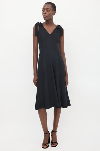 Ulla Johnson Black Tie Strap Lana Dress