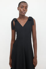 Ulla Johnson Black Tie Strap Lana Dress