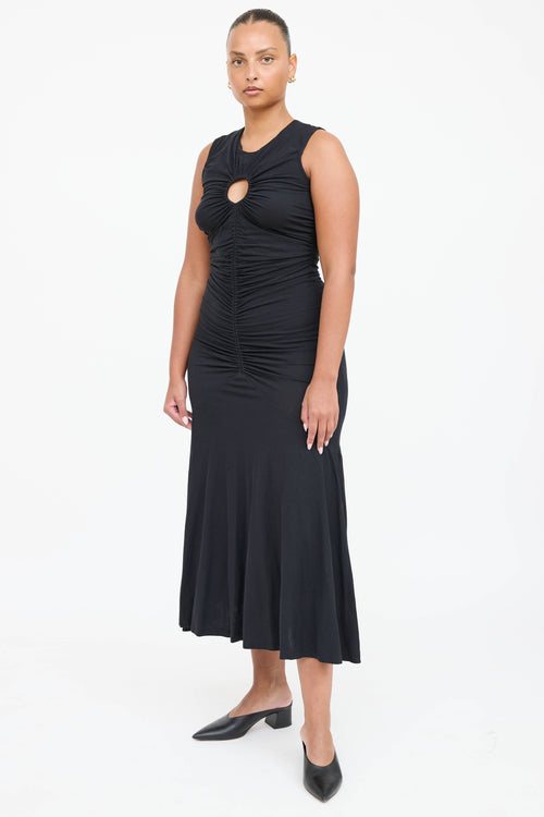 Ulla Johnson Ruched Cut Out Dress