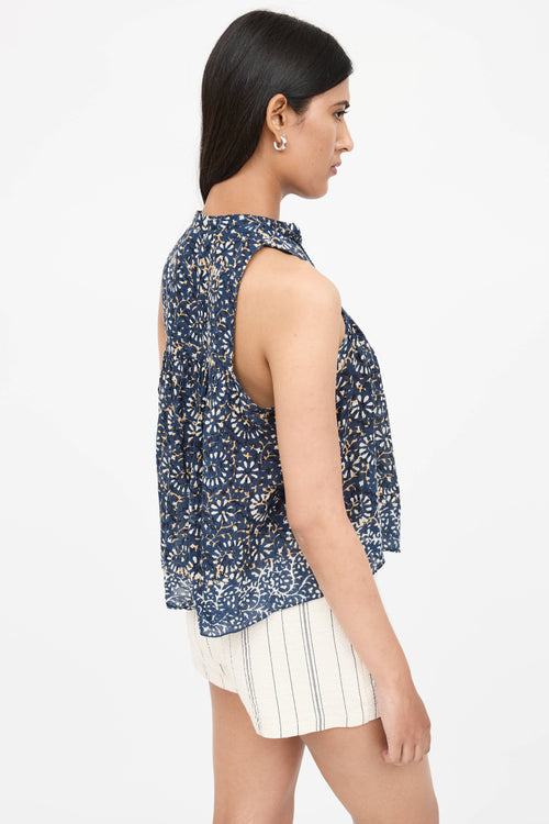 Ulla Johnson Pattern Sleeveless Blouse