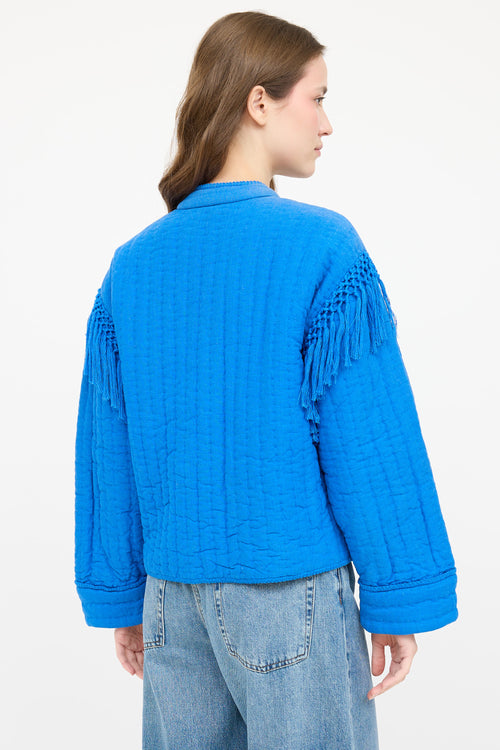 Ulla Johnson Quilted Fringe Jacket