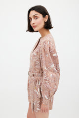 Ulla Johnson Brown & Multicolour Floral Cameron Romper