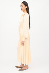 Ulla Johnson Cream Lila Long Sleeve Dress