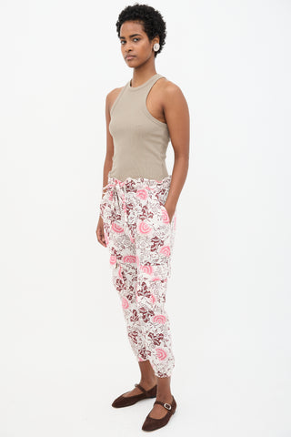 Ulla Johnson Floral Jakarta Lounge Pant