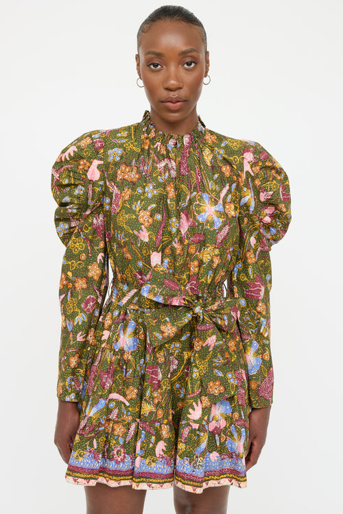 Ulla Johnson Cotton Floral Dress