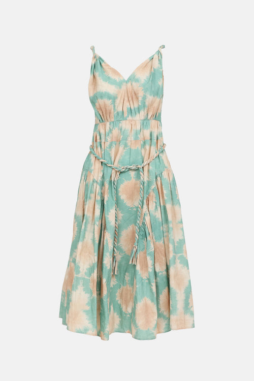 Ulla JohnsonCotton Tie Dye Maxi Dress