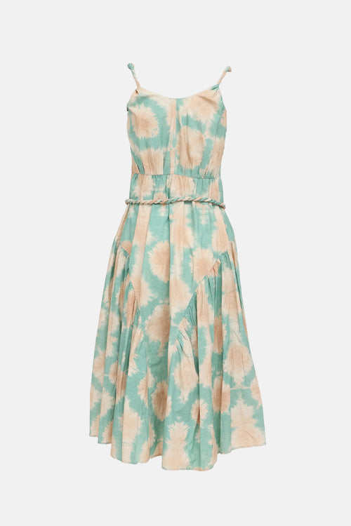 Ulla JohnsonCotton Tie Dye Maxi Dress