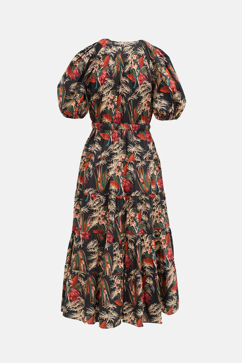 Ulla Johnson Olina Floral Tiered Dress